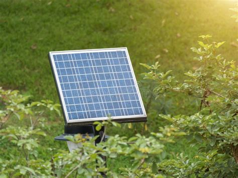 Solar Panels In Modern City Stock Photo Image Of Landscape Green