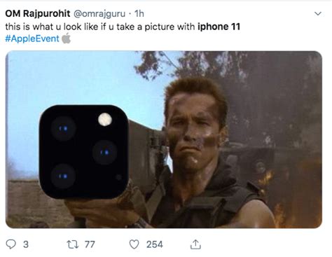 When you want to brag of your iphone 11 #iphone11meme pic.twitter.com/5jm6n3lbr6. Apple Just Released The iPhone 11 and The Internet Is Roasting It With Memes - Funny Article ...