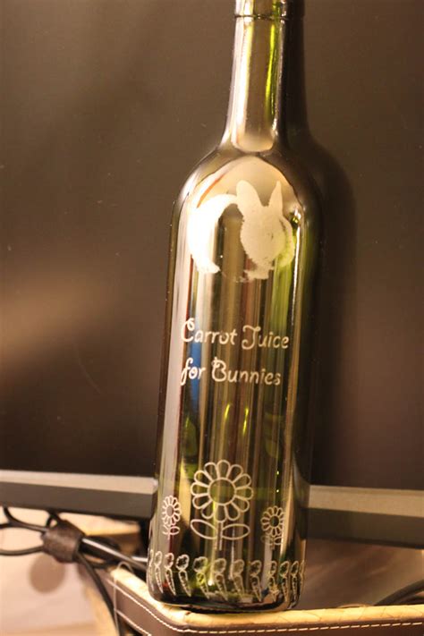 How To Make A Custom Laser Etched Wine Bottle 5 Steps With Pictures Instructables