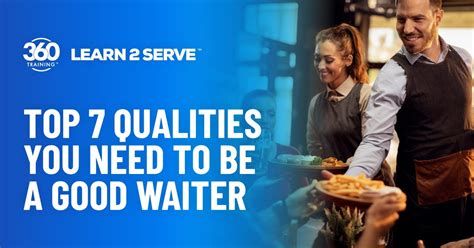 Top 7 Qualities Of A Good Waitresswaiter 360training