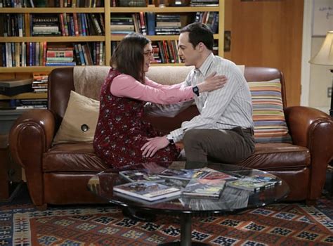 Amy And Sheldon Have A Moment The Big Bang Theory Season 8 Episode 24