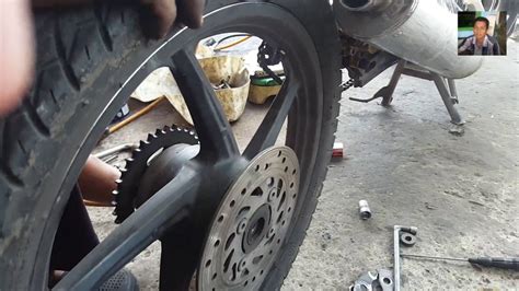 Cara Mengganti Kampas Rem Belakang Motor Supra 125 Youtube