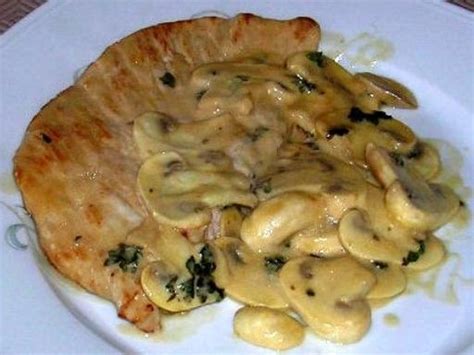 Recette ESCALOPE DE POULET A LA CREME sur La cuisine de Lili