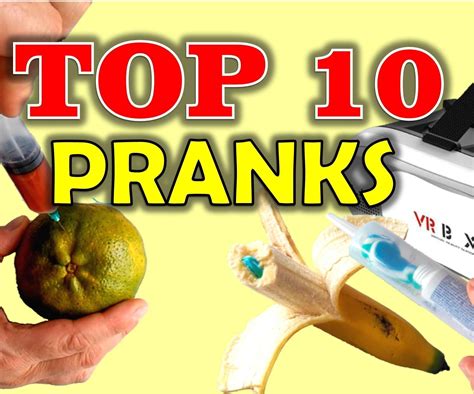 Top 10 Pranks Easy Pranks To Make Your Friends 11 Steps Instructables