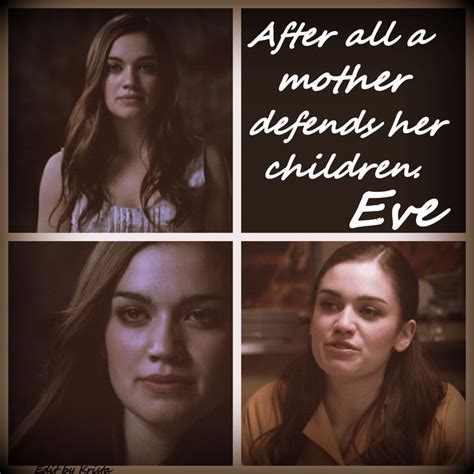 After All A Mother Defends Her Children ~ Eve ~ Supernatural Eve