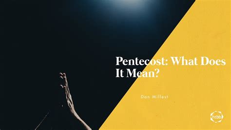 An original equipment manufacturer (oem) is a company that produces parts and equipment that may be marketed by another manufacturer. Pentecost: What Does It Mean? | Dan Millest - YouTube