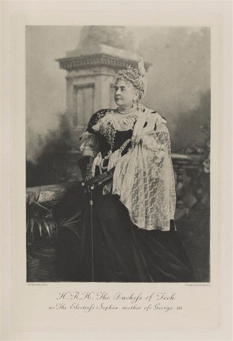 Princess Mary Adelaide Duchess Of Teck As The Electress Sophia Mothe National Portrait