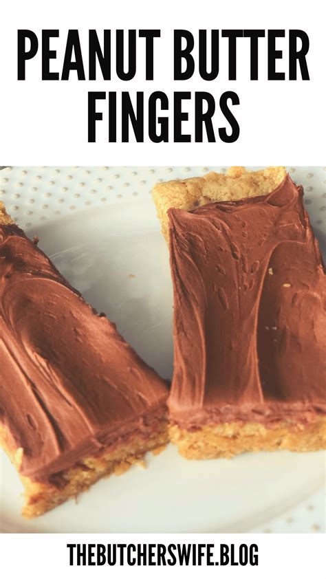 Peanut Butter Fingers The Butchers Wife