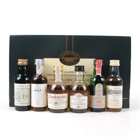 Classic Malts Miniature T Set 6 X 5cl Whisky Auctioneer