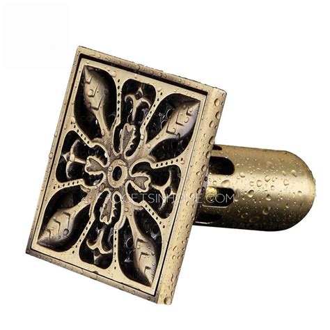Plumbing specialty products, bath waste and overflows, as well as decorative kitchen and bath accessories worldwide. Decorative Antique Brass Bathroom Shower Channel Drains