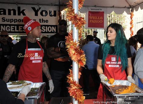 Kylie Jenner And Rumoured Boo Tyga Volunteer To Feed The Homeless