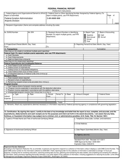 Sf 425 Fill Out And Sign Online Dochub