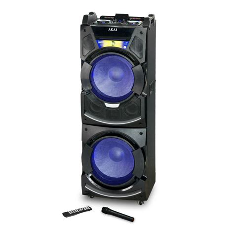 Boxa Bluetooth Akai Dj S5h Cu Functie De Karaoke 400w Pret Avantajos