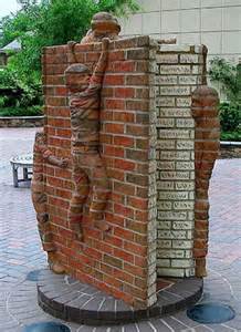 Street Art Created From Sculpted Brick Walls Are A Joy