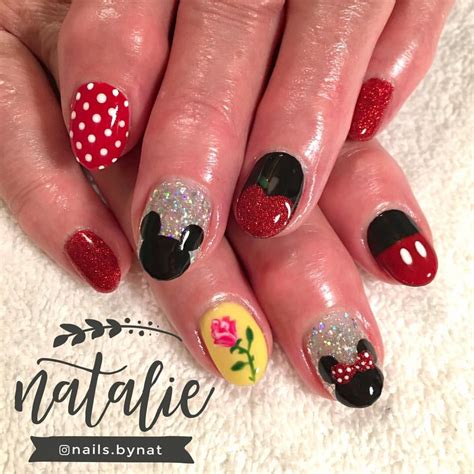 Disney Disneyland Nails Natalie Decker Nailsbynat On Instagram