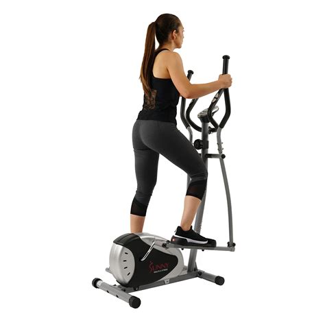 Magnetic Elliptical Machine Trainer By Sunny Health And Fitness Sf E905