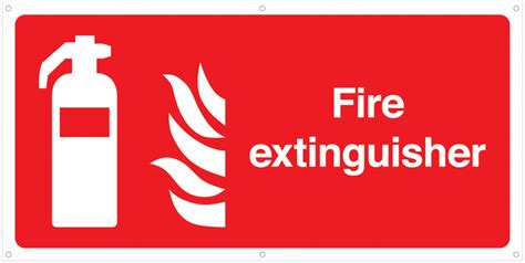 Banner Safety Signs Fire Extinguisher Seton