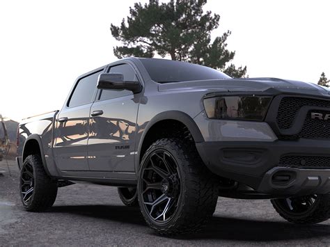 This ram is a worthy choice for its speed and reliability. DODGE RAM REBEL 1500 WHEELS 4P80 BRUSHED BLACK 22X10 ...