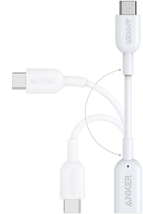 Anker Usb C To Lightning Female Audio Adapter White A8178h21 1 Best Buy