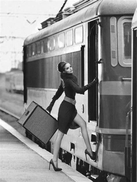 Leaving On A Train Fashion Photography Style Fashion
