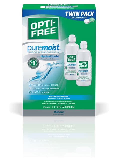 Opti Free Puremoist Multi Purpose Contact Lens Solution 2 Pack