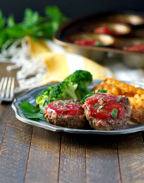 Scrub the sweet potatoes with a vegetable brush and cold water. Healthy Mini Meatloaf - The Seasoned Mom