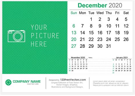 December 2020 Desk Calendar Ai Eps Vector Uidownload