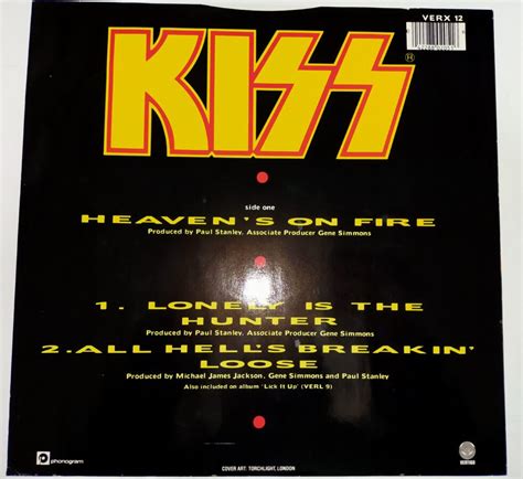 kiss 12″ maxi heaven s on fire uk eulenspiegel s kiss collector shop