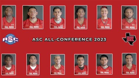 Football 12 Lobos Earn Asc All Conference Honors Sul Ross State