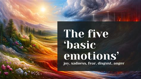 the five basic emotions