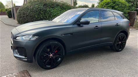 Jaguar F Pace S Awd Matte Black Youtube