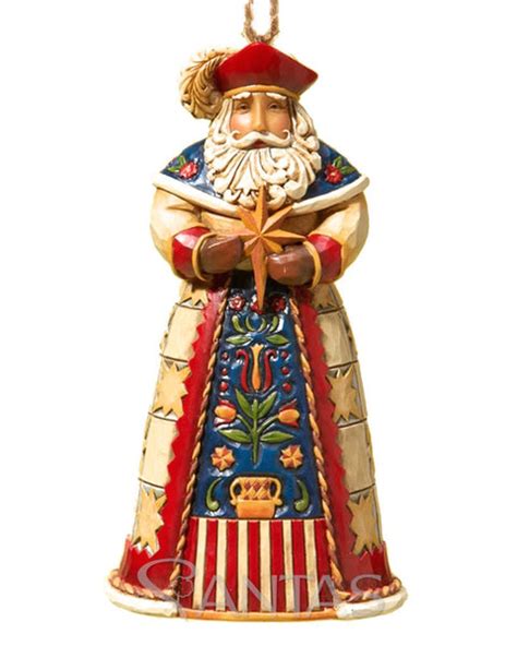 Jim Shore Polish Santa Ornament Wesolych Swiat 4022945