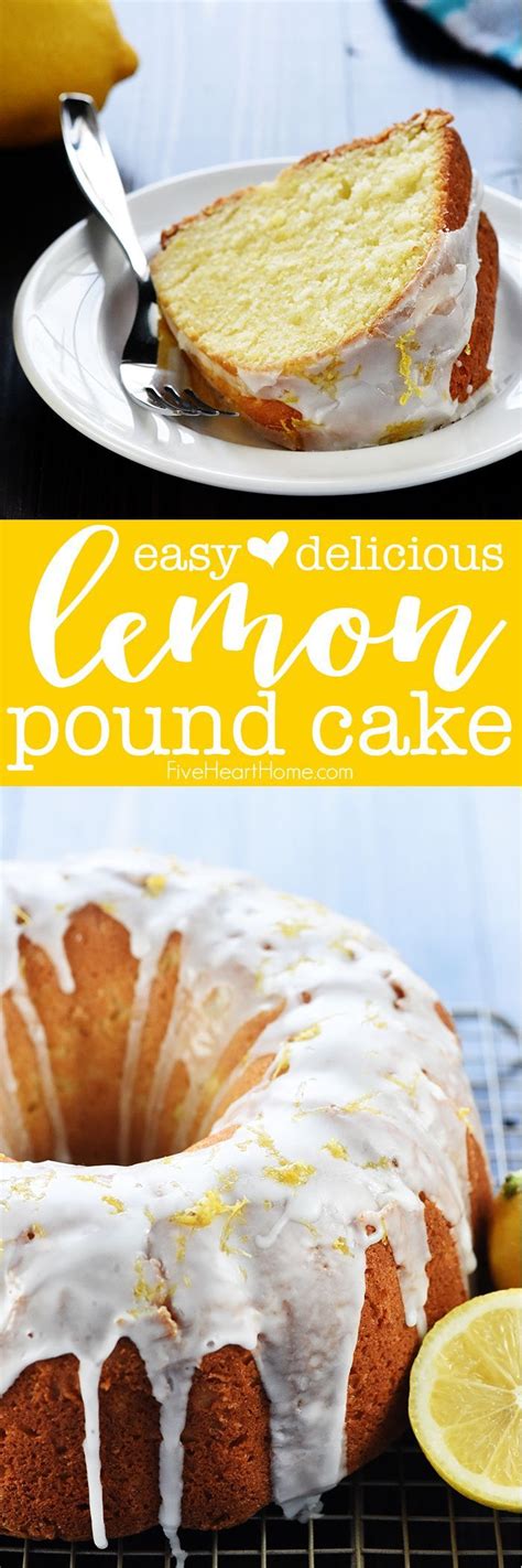 Whichever style you go for, it's sure to be a showstopper. Lemon Pound Cake ~ an easy, scrumptious recipe for a soft, moist cake with a golden exteri ...