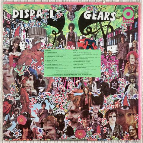 Cream Disraeli Gears 1967 Vinyl Lp Album Stereo Voluptuous