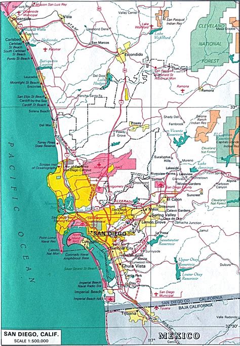 Maps Of San Diego Area