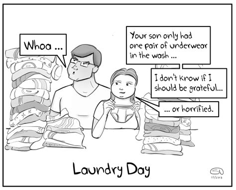 laundry day drawn and coded