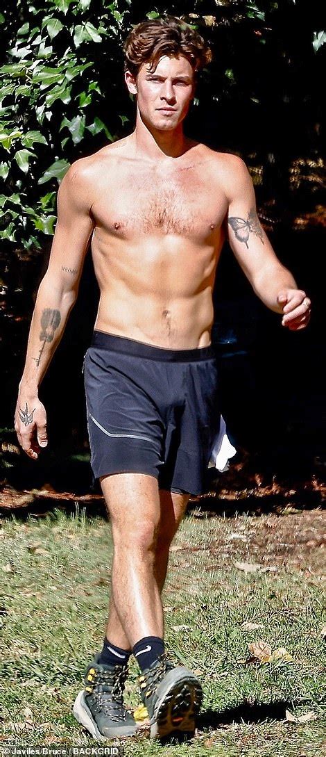 Shawn Mendes Goes Shirtless For Solo Hike In LA Daily Mail Online
