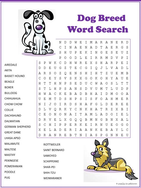 Word Search Puzzle 147 Pack Animals Hofvandelftlaandelft