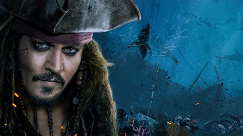 Desktop Wallpaper Johnny Depp, Pirates Of The Caribbean Dead Men Tell No Tales, Smile, Face, Hd 