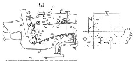 Patent US8739546 Gas Turbine Combustor With Quench Wake Control