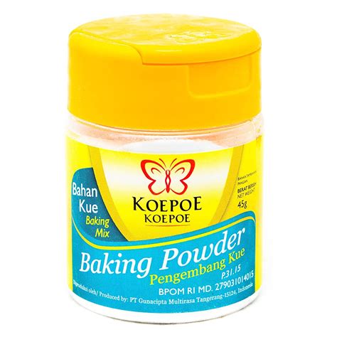 Koepoe-koepoe Baking Powder, 45 Gram - Etsy