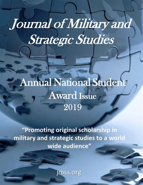 Journal Of Military And Strategic Studies
