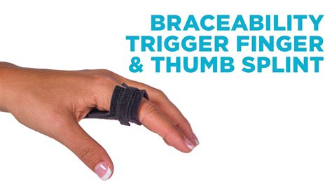 Trigger Finger And Thumb Splint Home Treatment Solution To Fix Tenosynovitis Pain Without