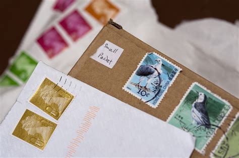Free Stock Photo UK Postage Stamps On Mail Freeimageslive
