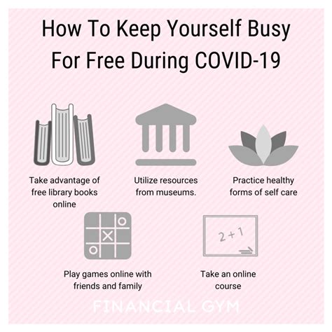 How To Keep Yourself Busy For Free During Covid 19
