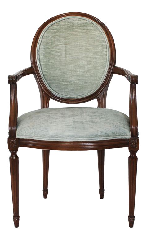 Oval-Back Fauteuil on Chairish.com | Side chairs, Chairish, Upholster