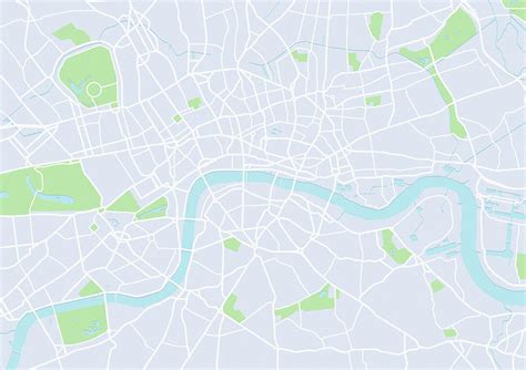 Blank Map Of The River Thames Photograph By Ikon Images Pixels