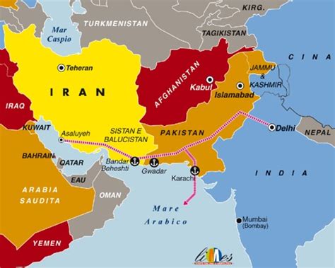 Il Gasdotto Iran Pakistan India Limes