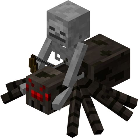 Skeletons Minecraft Spider Jockey Png Download Original Size Png