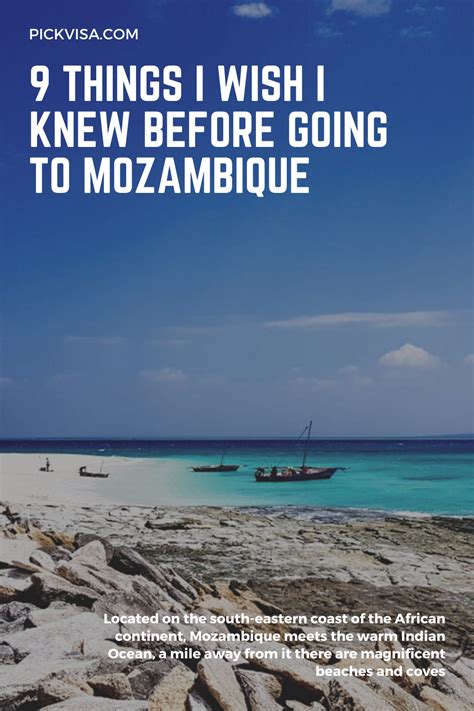 9 Things I Wish I Knew Before Going To Mozambique Africa Travel